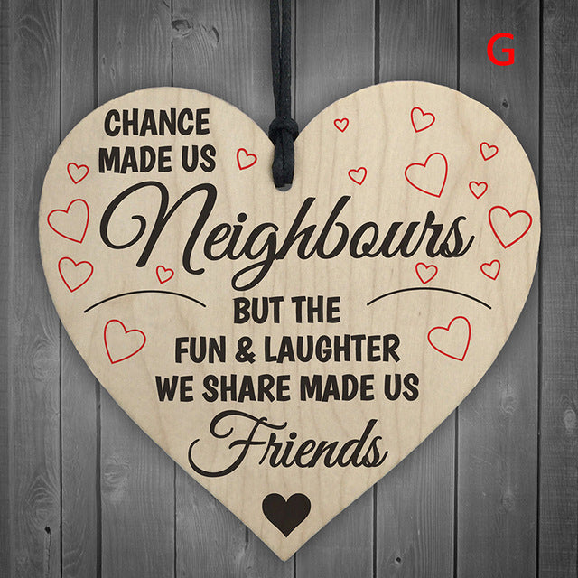 Wooden Heart Christmas Plaque for Meaningful Gifting