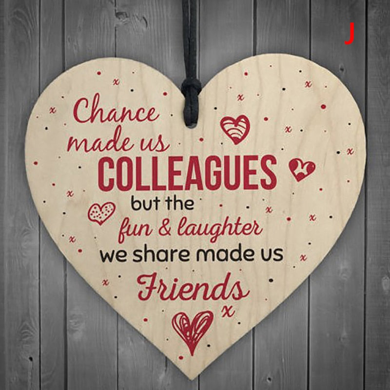 Wooden Heart Christmas Plaque for Meaningful Gifting