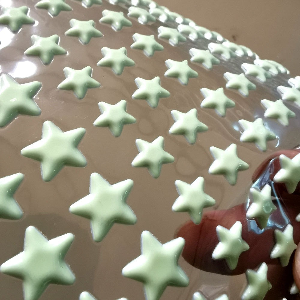 Glow-in-the-Dark Star Wall Stickers for Kids' Rooms