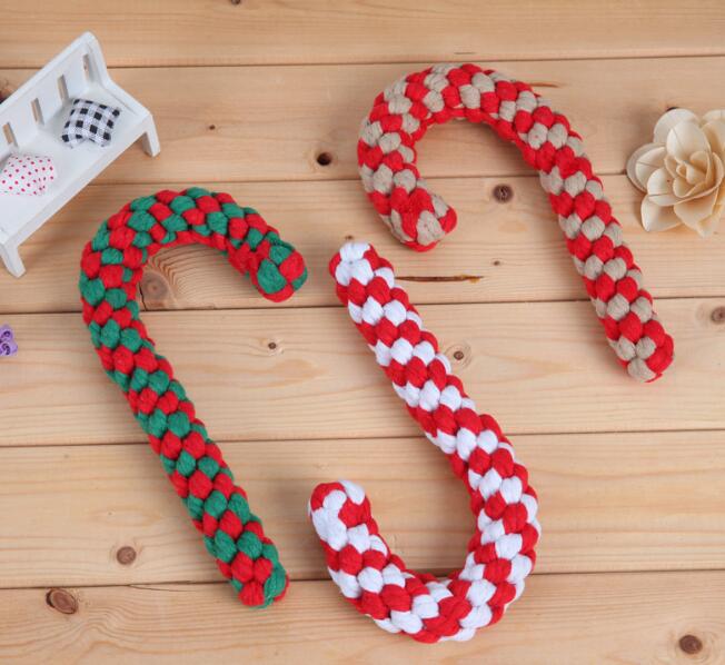 Cotton Rope Dog Toy for Festive Tug, Chew and Play