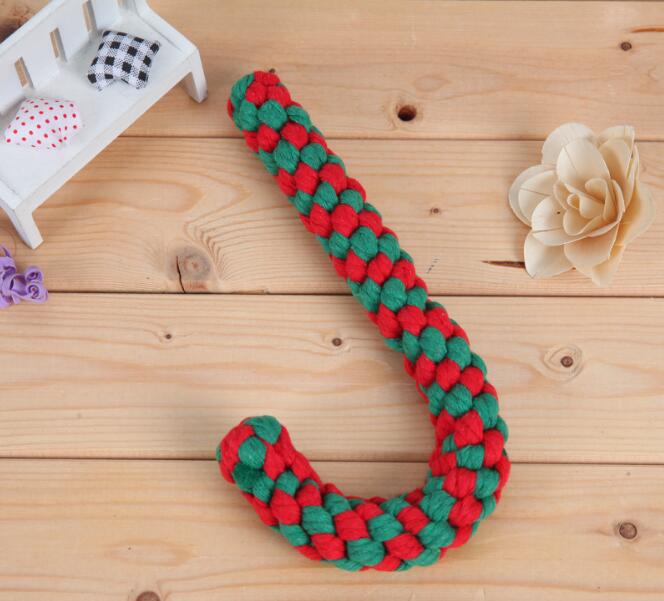 Cotton Rope Dog Toy for Festive Tug, Chew and Play
