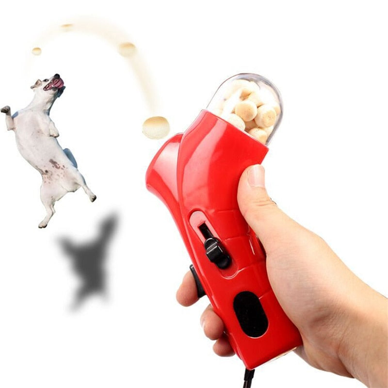 Dog Treat Launcher Toy for Fun Interactive Exercise