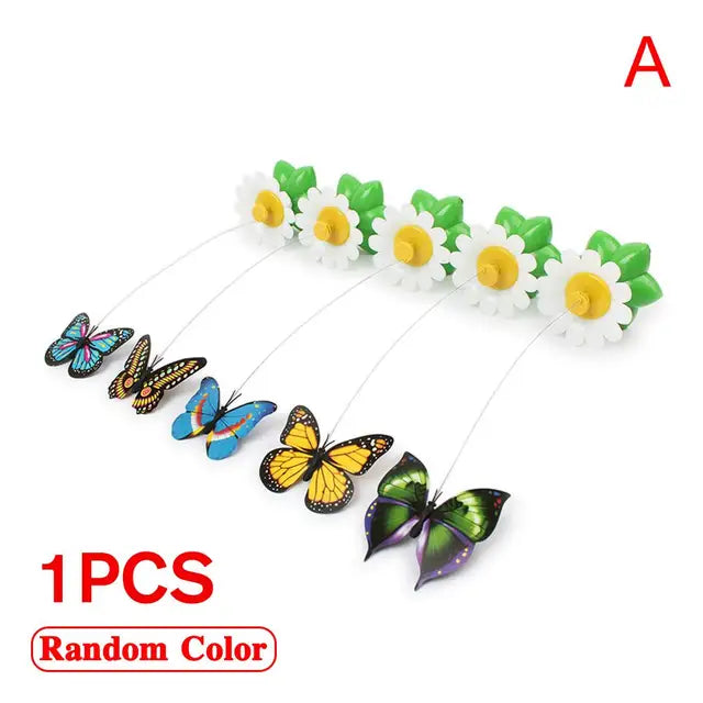 Automatic Cat Toy With 360° Butterfly Chasing Action