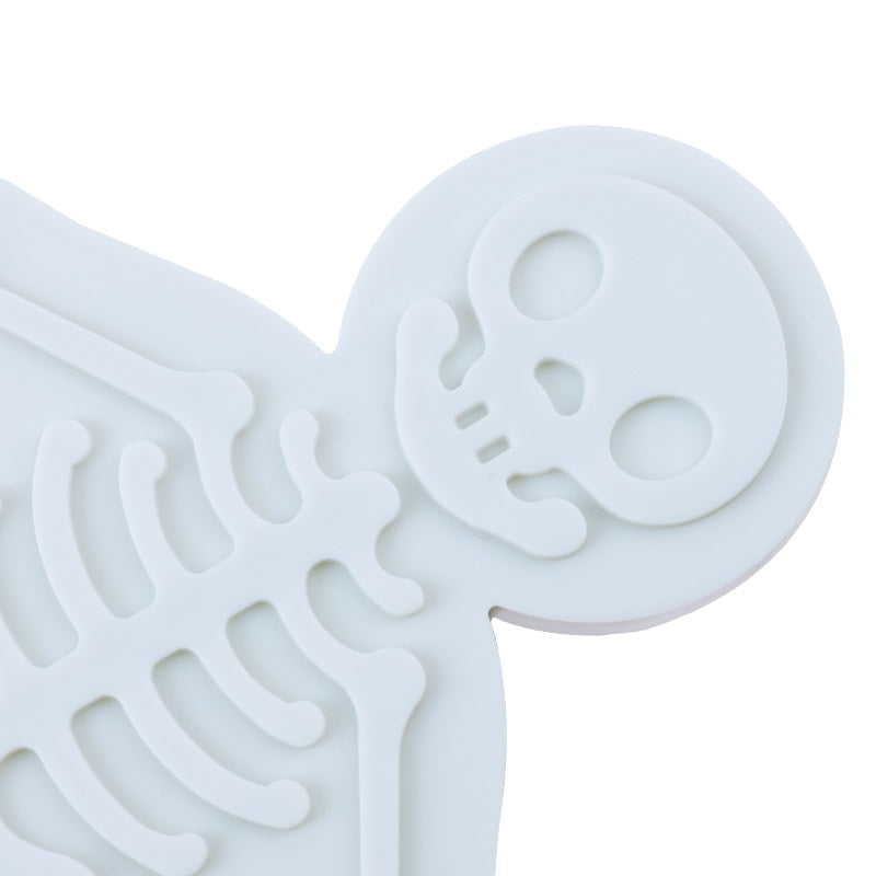 Skeleton Halloween Cookie Cutter That Cuts and Embosses