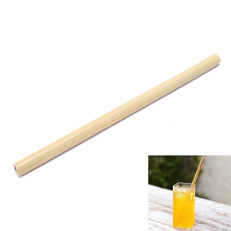 Organic Bamboo Drinking Straws for Plastic-Free Parties