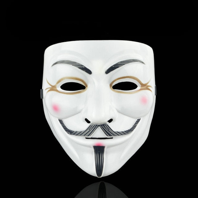 Guy Fawkes Mask for Cosplay, Halloween and Parties