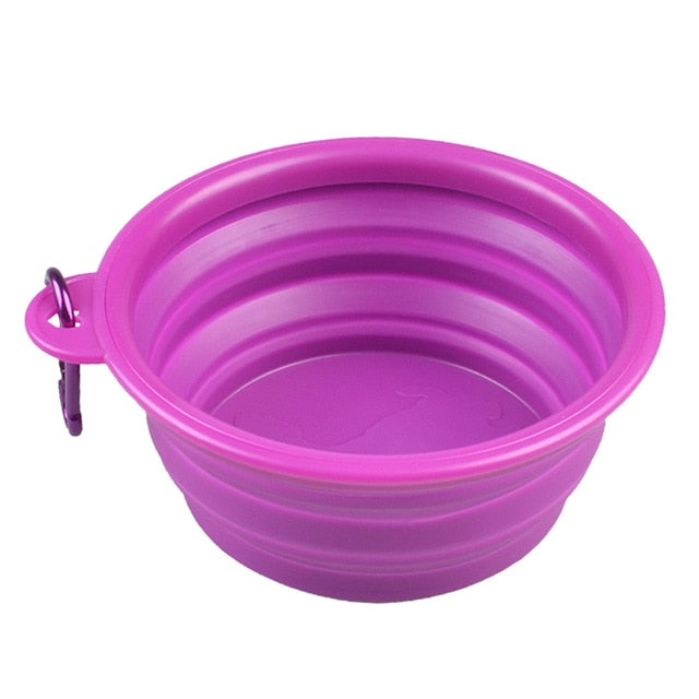 Portable Collapsible Dog Bowl for Travel, Walks & Hikes