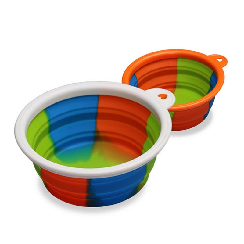 Portable Collapsible Dog Bowl for Travel, Walks & Hikes