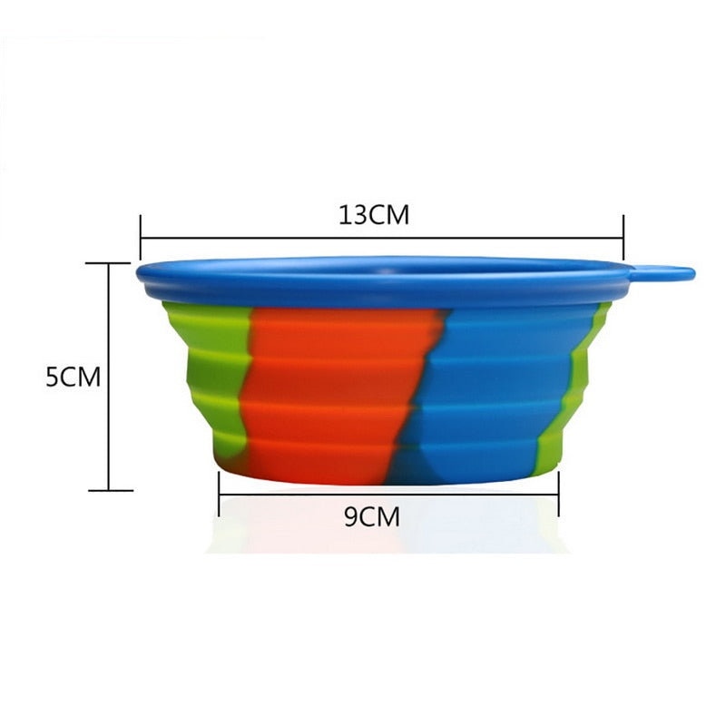 Portable Collapsible Dog Bowl for Travel, Walks & Hikes