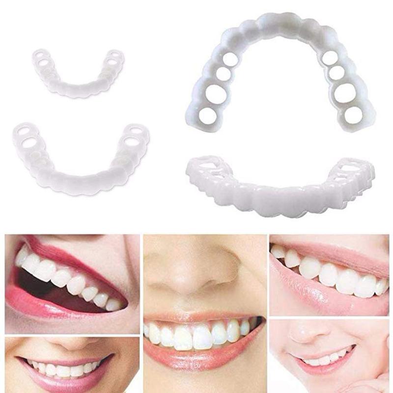 Snap-On Whitening Teeth Veneers for an Instant Smile