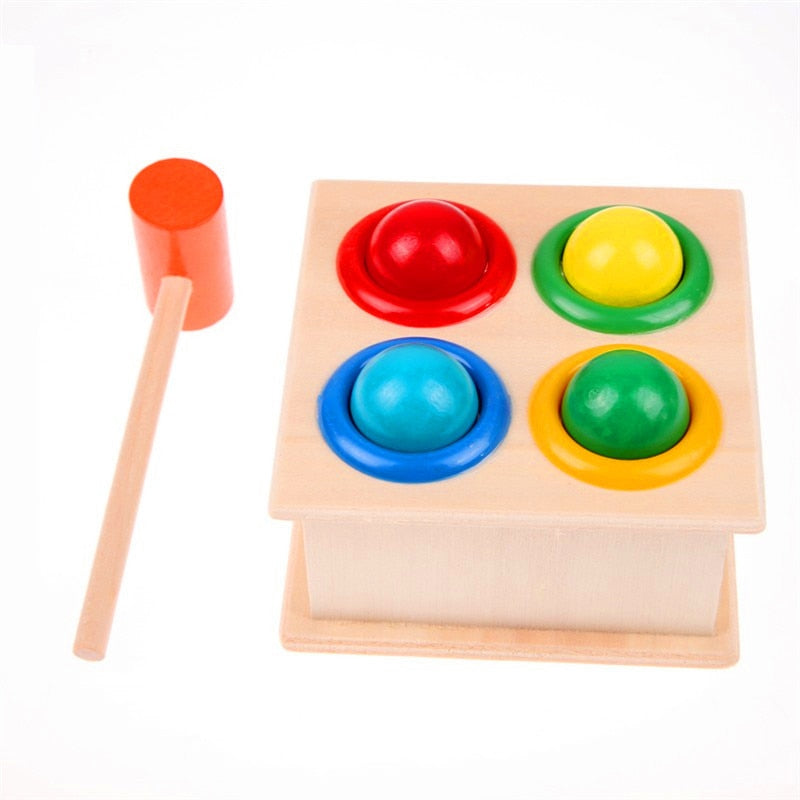 Wooden Hammering Toy Box for Early Learning Skills
