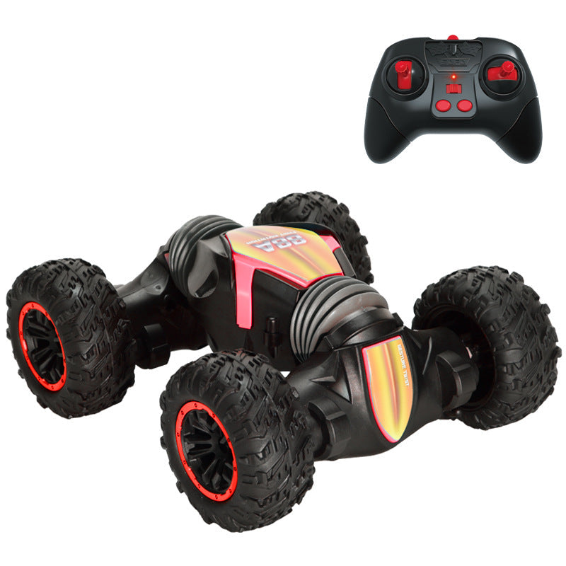 Remote Control Stunt Car With Light-Up Wheels & 4WD
