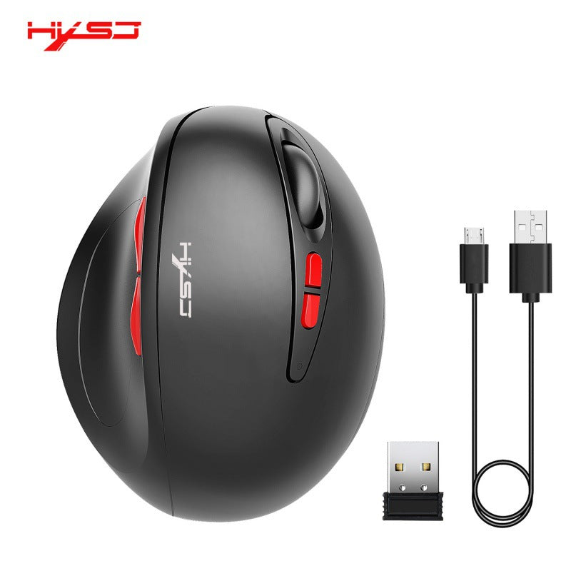 Vertical Wireless Mouse Rechargeable 2.4G for PC and Mac