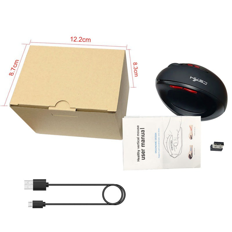 Vertical Wireless Mouse Rechargeable 2.4G for PC and Mac