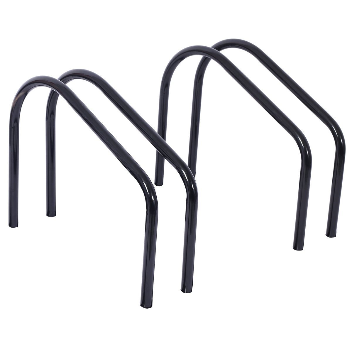 Bike Parking Rack for 22-28 Inch Wheels, Holds 2 Bikes