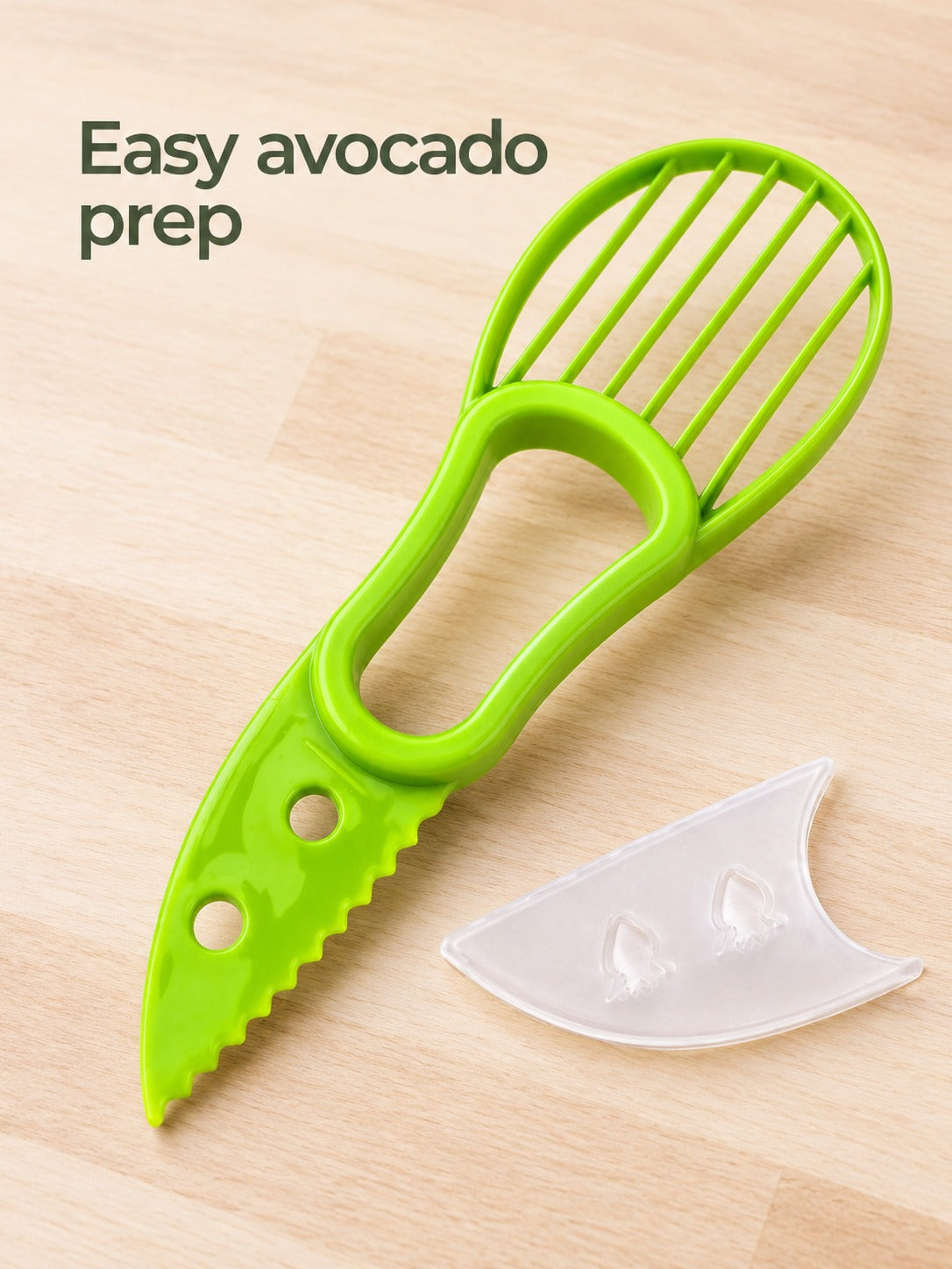 2-in-1 Avocado Slicer and Pitter Tool for Fast Prep