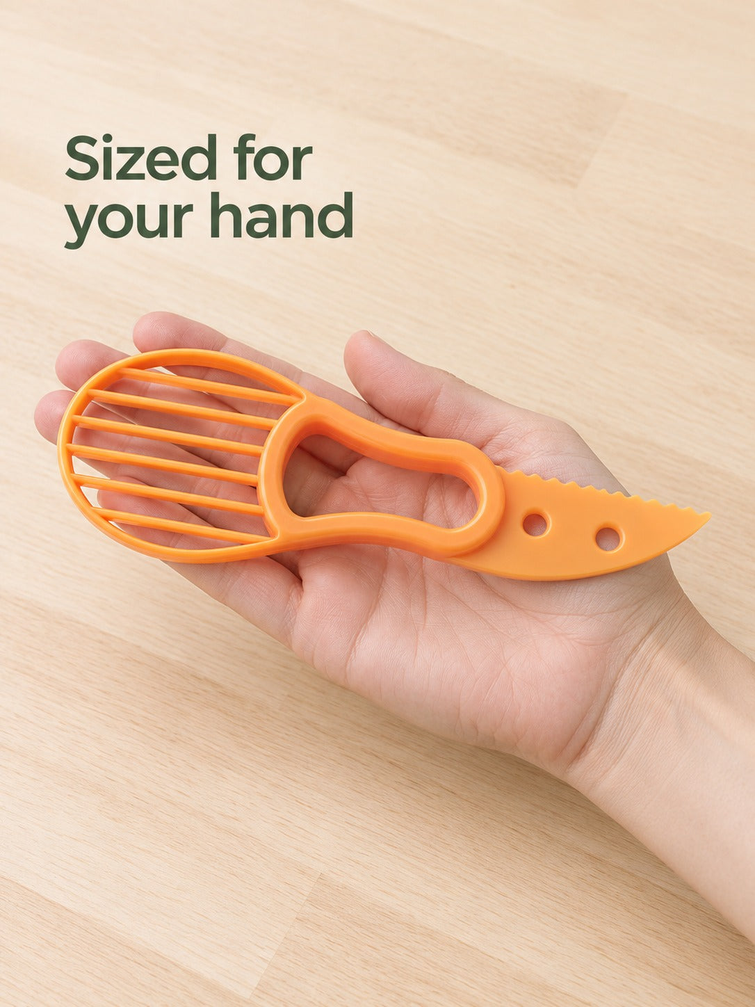 2-in-1 Avocado Slicer and Pitter Tool for Fast Prep