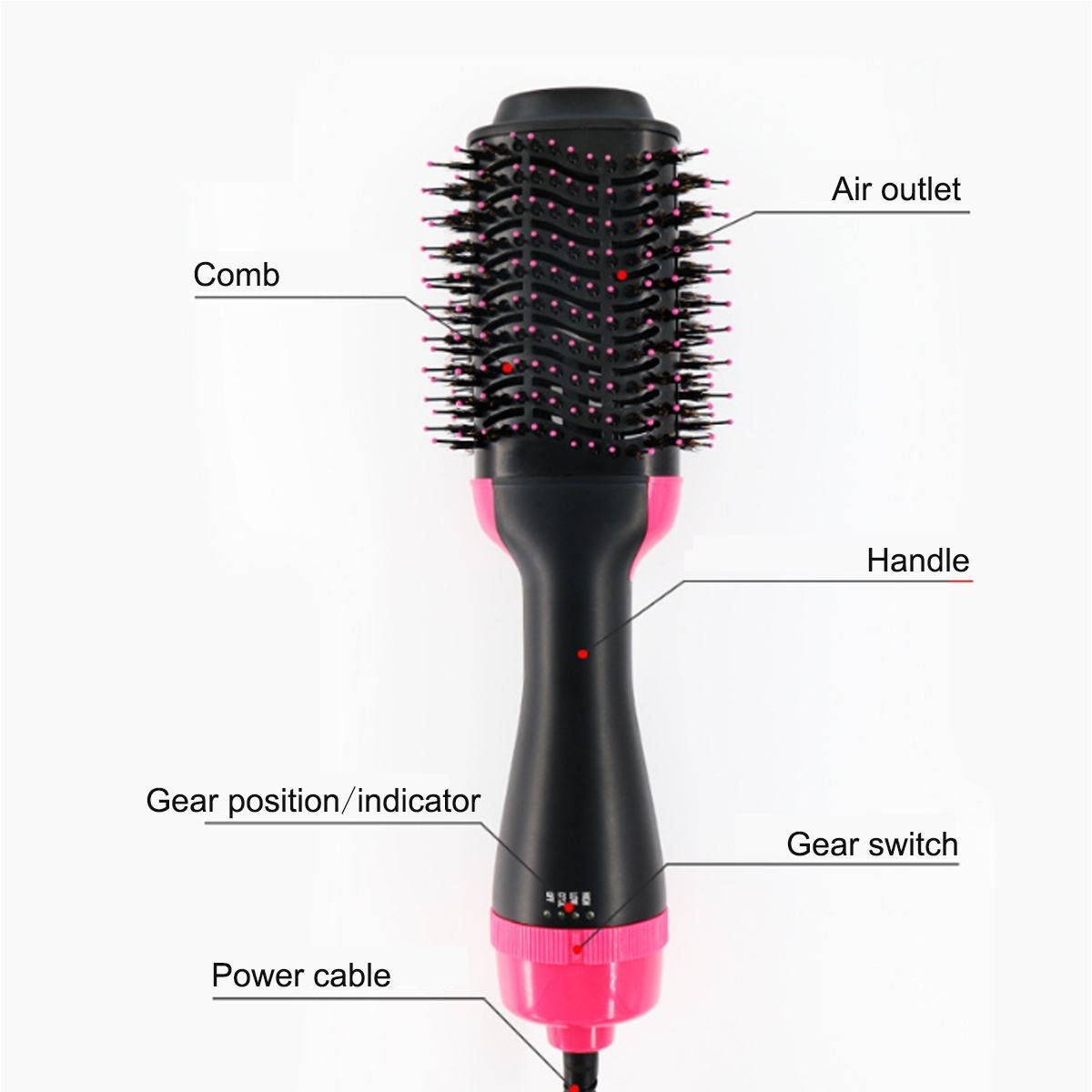 Hot Air Styling Brush: Dryer and Volumizing Round Brush