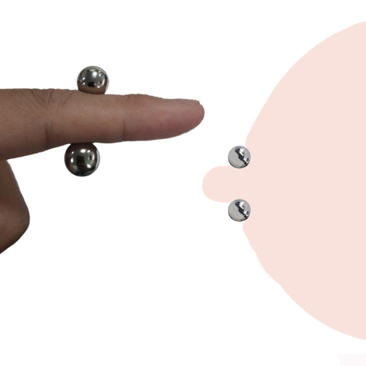 Magnetic Orb Nipple Clamps for Couples Play
