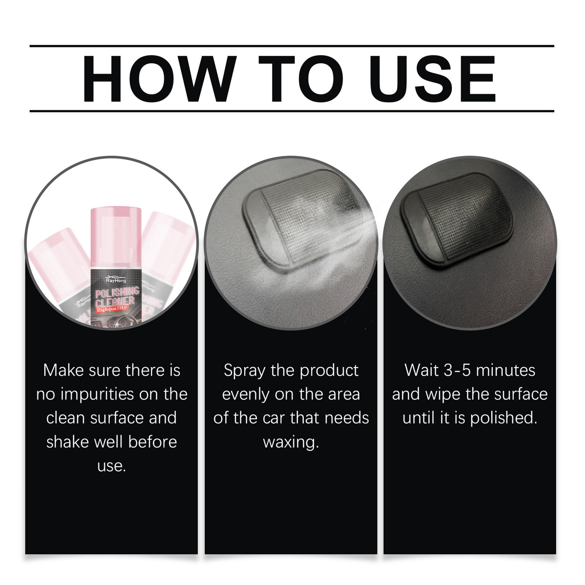 Automotive Interior Cleaner for Leather & Dashboards