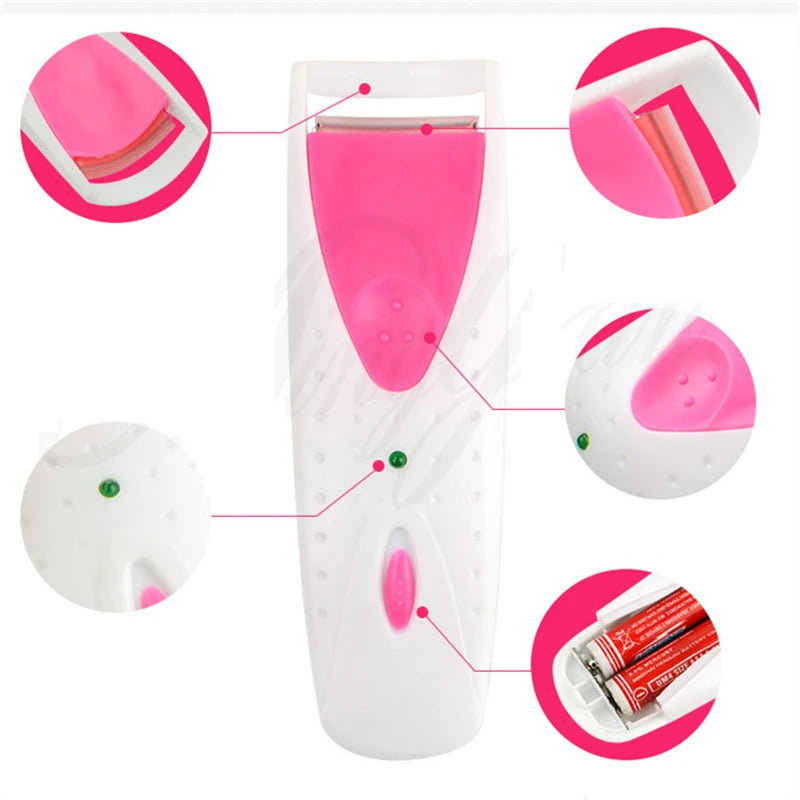 Electric Heated Eyelash Curler — Long-Lasting Curl in 15