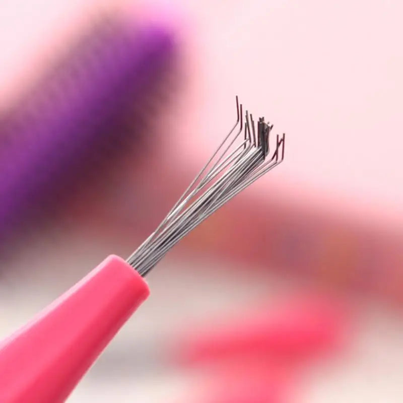 Mini Hair Brush Comb Cleaner — Tangle-Free, Self-Cleaning Tool