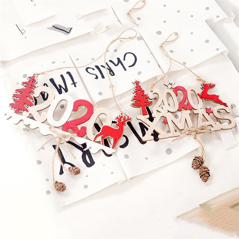 Wood Christmas Ornament Rustic Holiday Tree Decoration