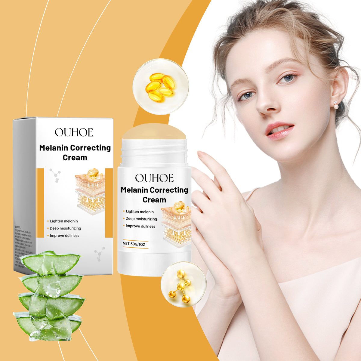 Facial Skin Care Stick — Firming, Brightening & Deep Hydration
