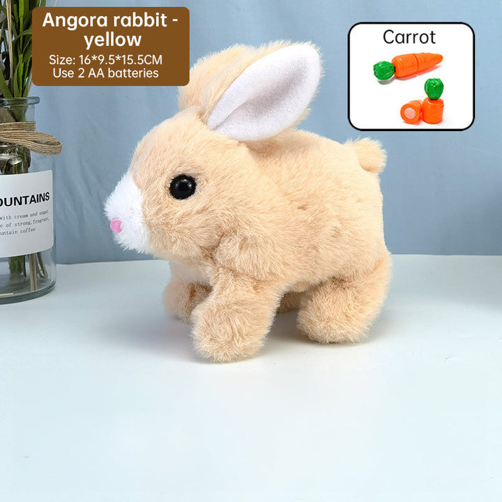Interactive Plush Bunny Toy That Hops, Talks and Plays