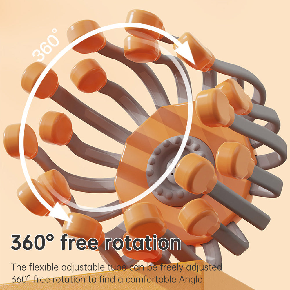 Scalp Massager with 20 Heads, 5 Modes & Red Light Tips