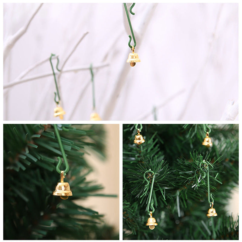 Christmas Bell Ornaments – 20pc Gold Tree Decorations