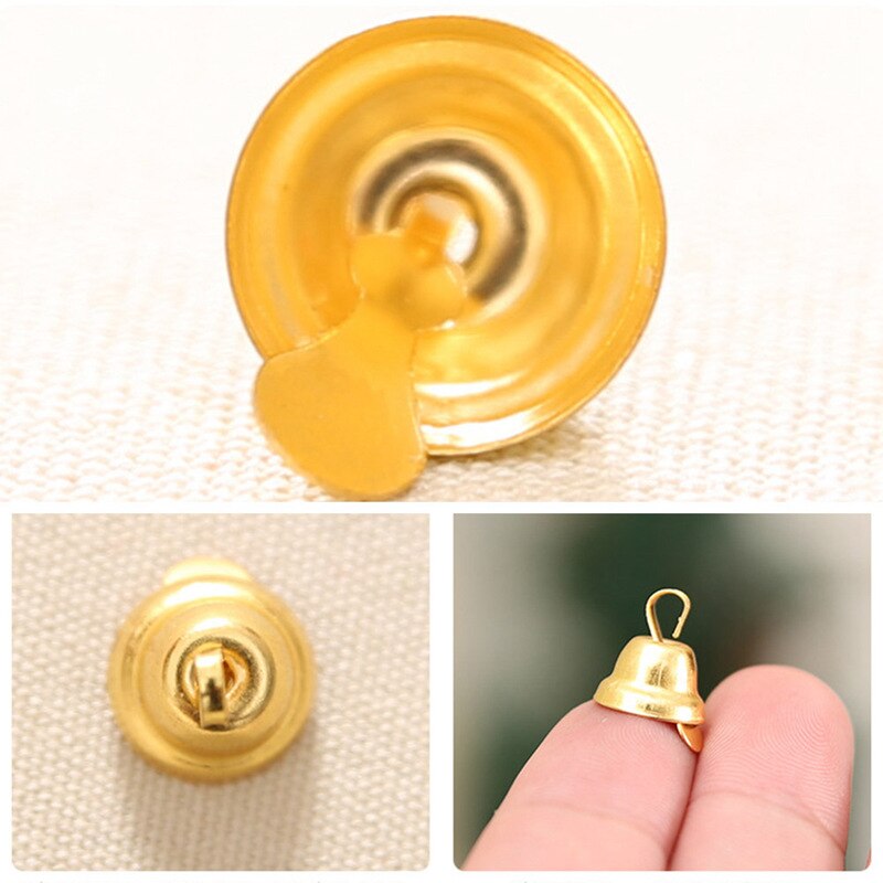 Christmas Bell Ornaments – 20pc Gold Tree Decorations