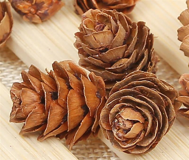 Wooden Pinecone Ornaments for Rustic Christmas Decor
