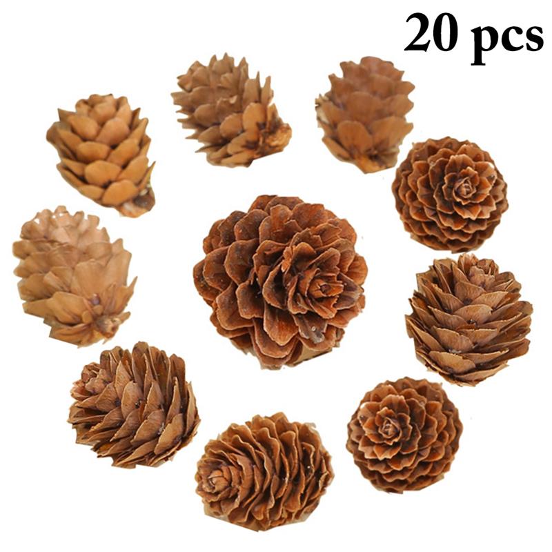 Wooden Pinecone Ornaments for Rustic Christmas Decor