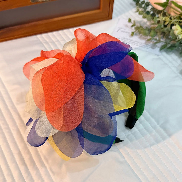 Oversized Flower Headband for Instant Outfit Drama