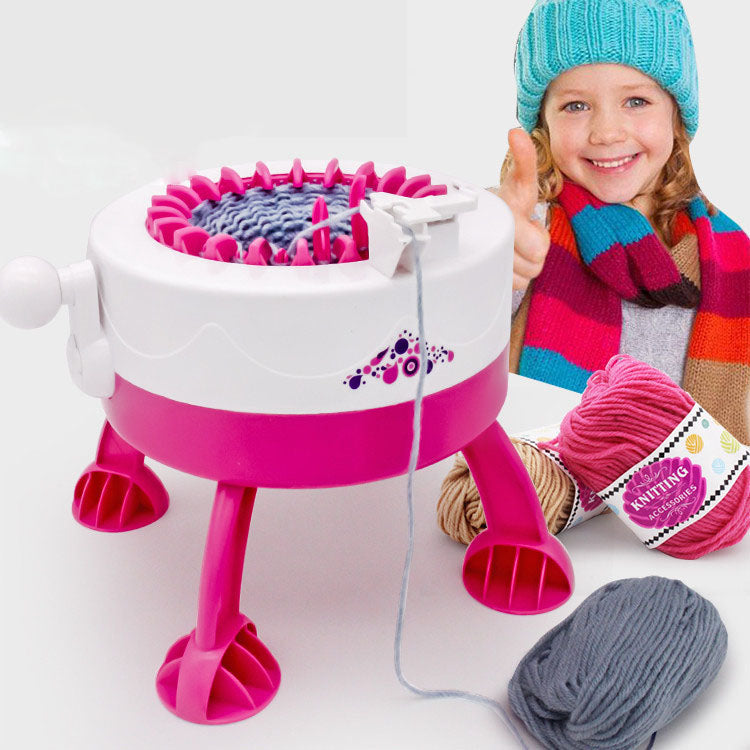 22-Needle Knitting Machine for Easy Wool Crafting