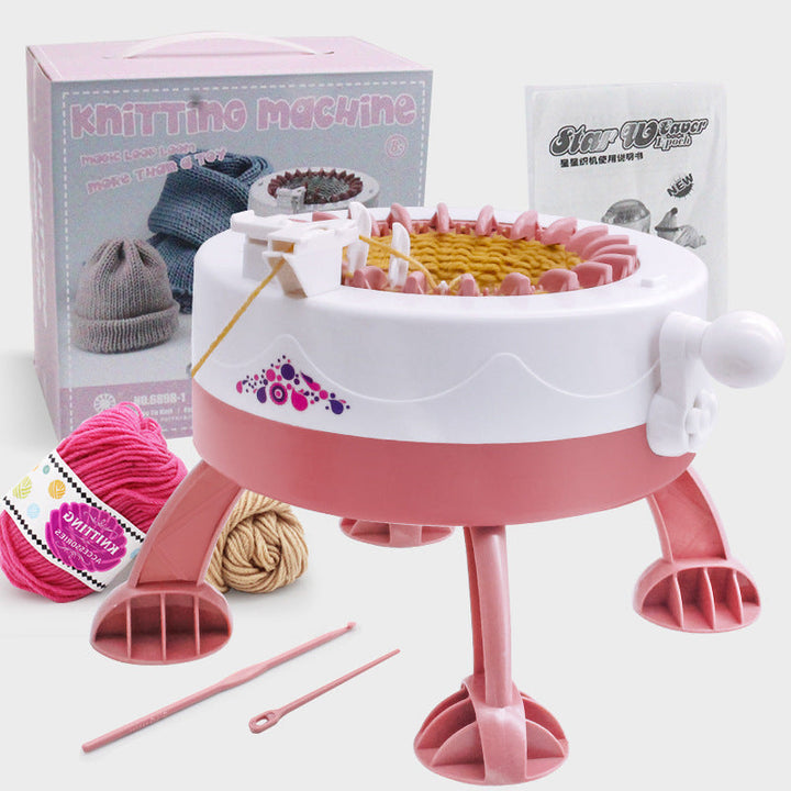 22-Needle Knitting Machine for Easy Wool Crafting