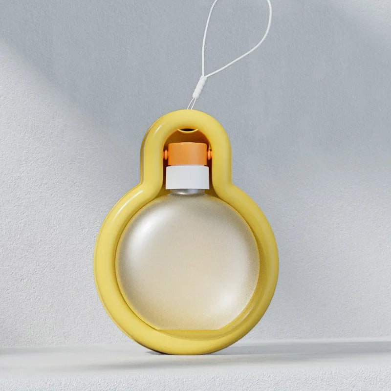Portable Pet Water Bottle with Foldable Bowl, 500ml