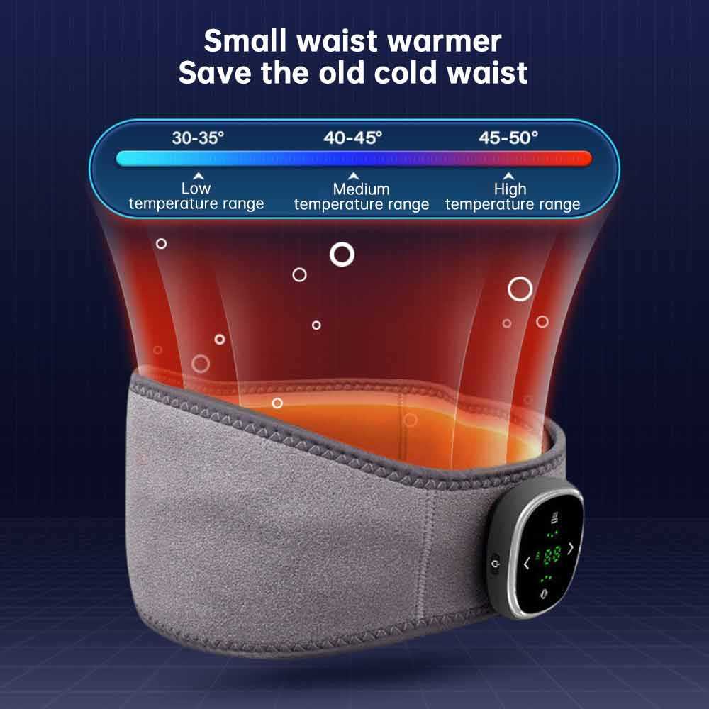 EMS Heat Waist Belt — Pain Relief & Muscle Recovery Back