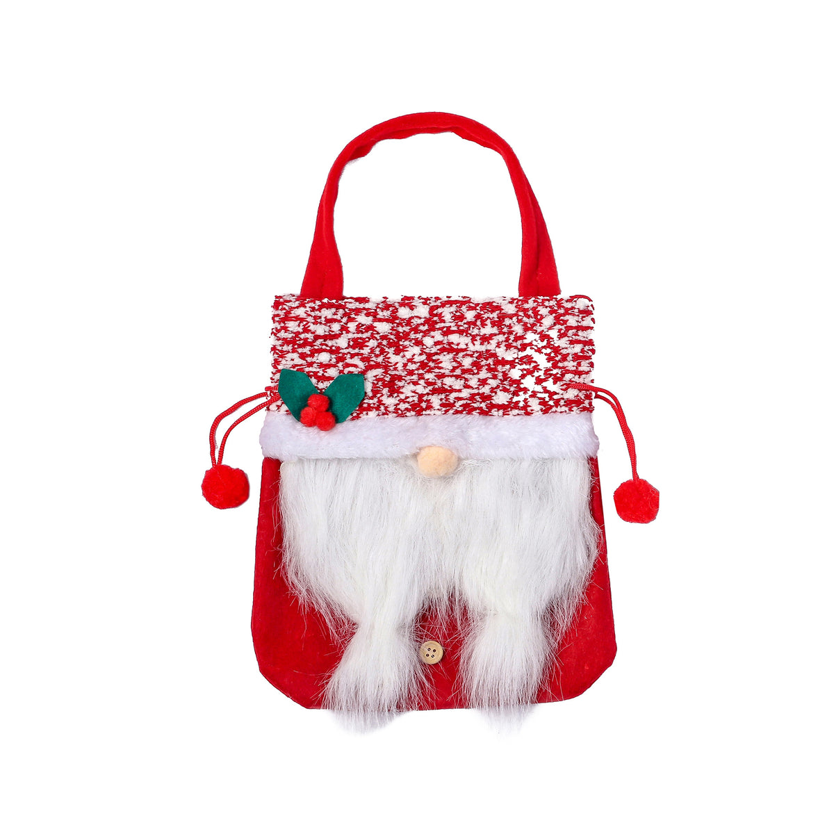 Christmas Santa Gift Bag & Holiday Tree Decoration