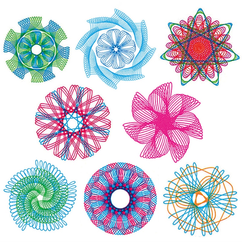 22-Piece Spirograph Drawing Set for Endless Designs