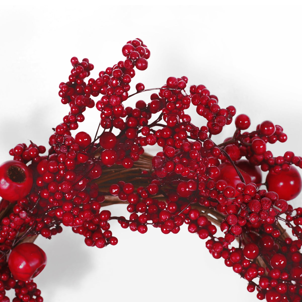Mixed Berry Wreath 23.5-Inch Festive Holiday Door Decor