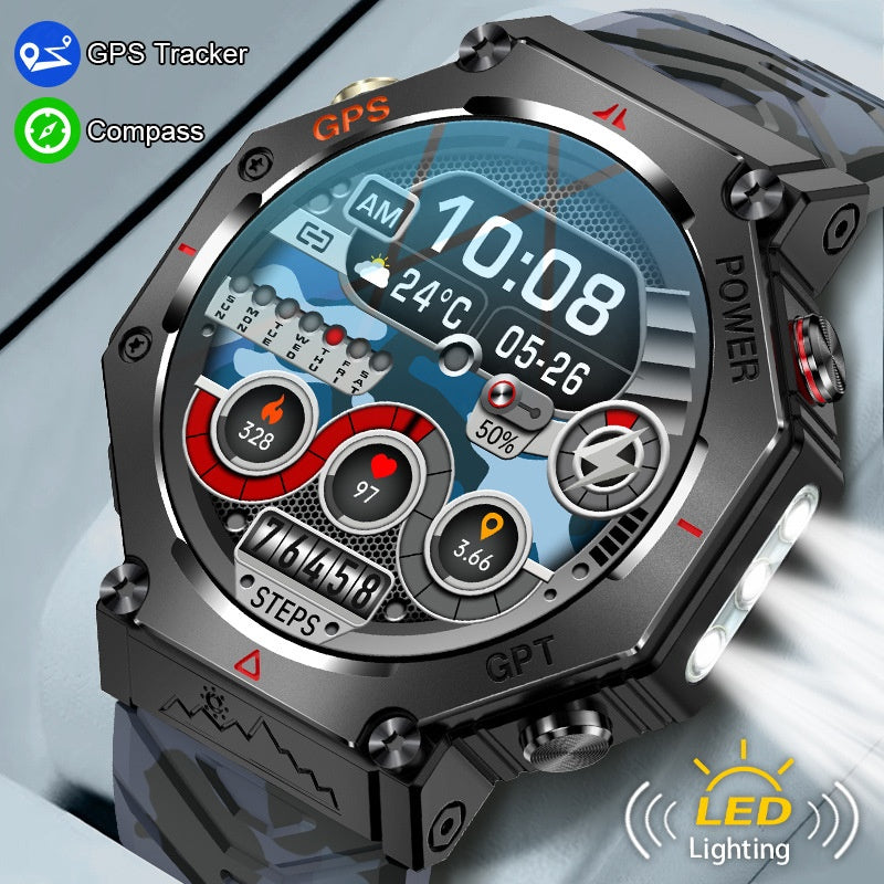 GPS Smartwatch with Fitness Tracking & Wireless Calls