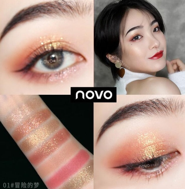 Earth Tone Eyeshadow Palette for Matte-to-Shimmer Looks