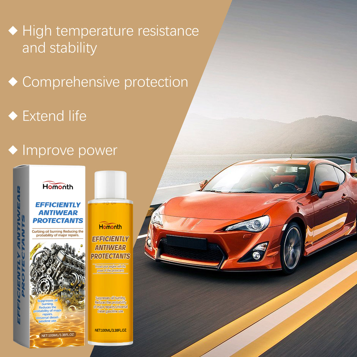 Engine Oil Additive for Wear Protection and Longevity