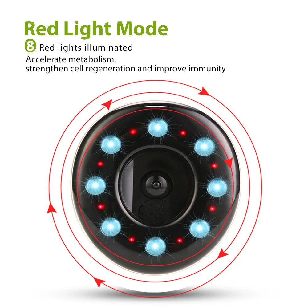 Gua Sha Cupping Therapy Device — Red Light & Heat, LCD