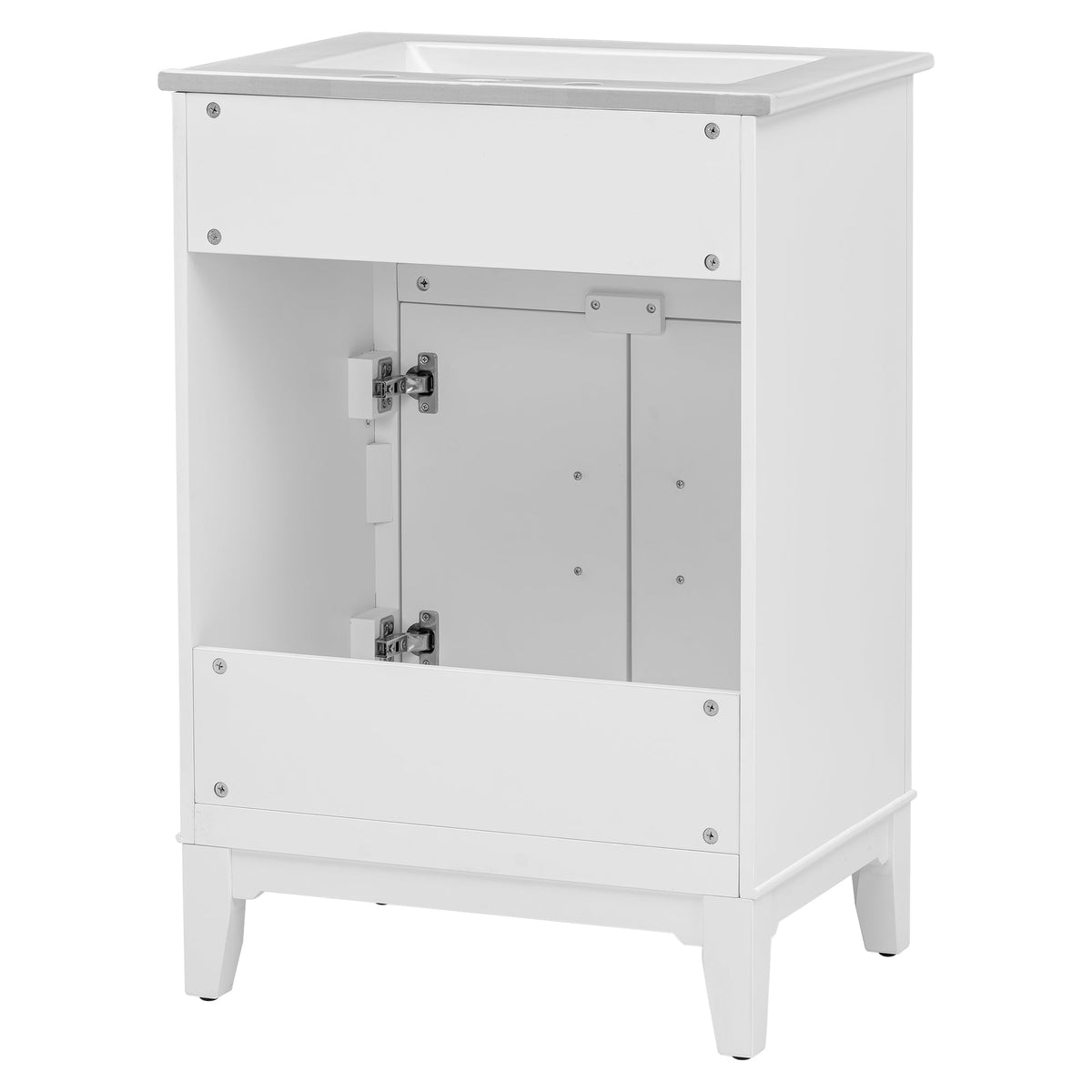 24 Inch Bathroom Vanity with Sink and Tip-Out Drawer