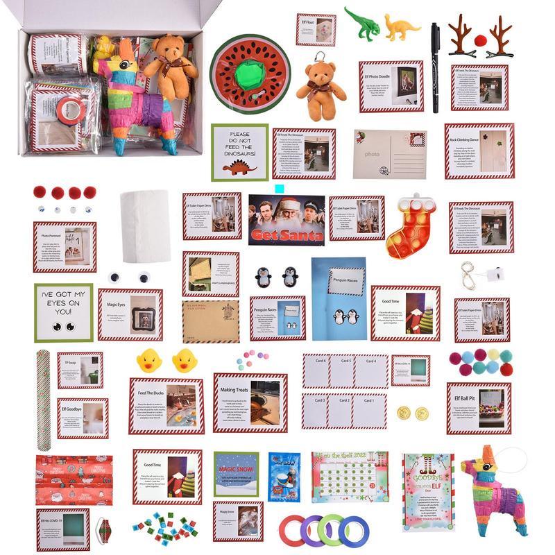 24-Day Christmas Elf Activity Kit for Daily Family Fun