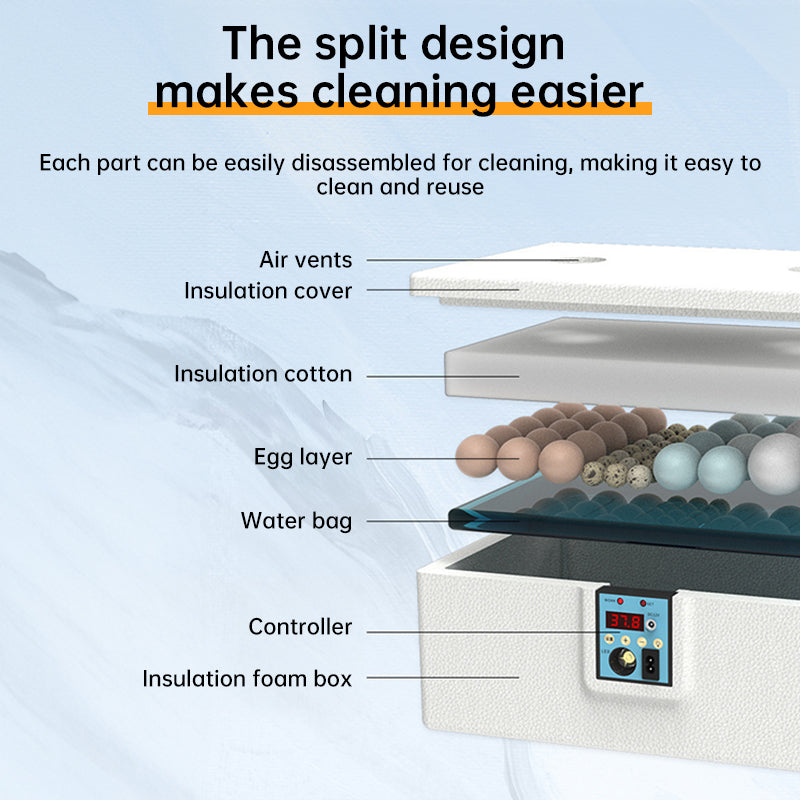 Small Poultry Egg Incubator With Smart Temperature Control