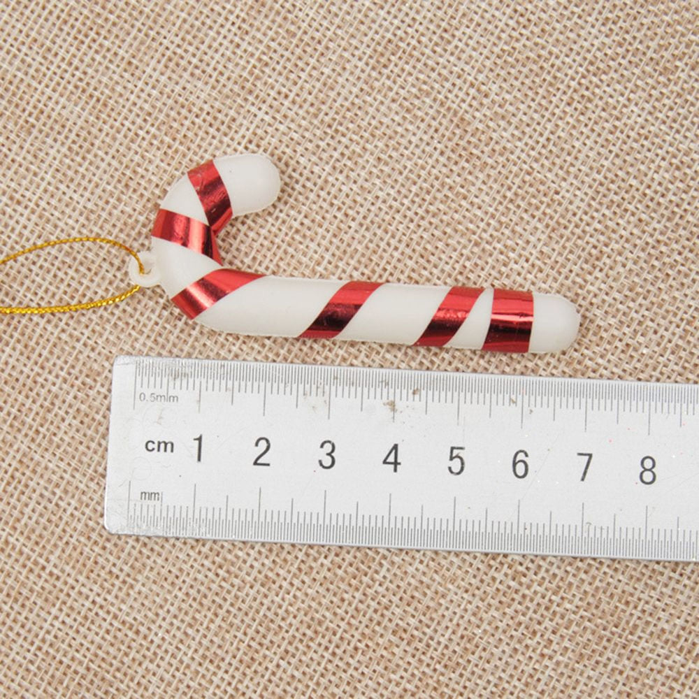 Candy Cane Christmas Ornaments, 24-Piece Festive Set